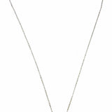 Silver tone Pendant 18" Crystal Necklace