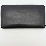 Celine Black Zip-Around Leather Wallet
