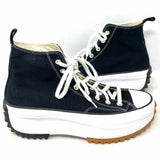 Converse Run Star Hike Men Black Shoe Sz 11.5 High Top Canvas Platform Sneakers