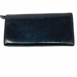 BALENCIAGA Classic City Money DARK GRAY Accordion Studded Leather Wallet
