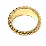 size 8 14K Gold Plated Gold Rope Ring