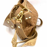 Clare V. Moyen Messenger Beige Hobo Woven Leather Shoulder Bag