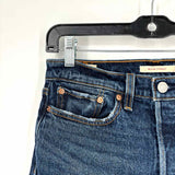 Levi's Women's Dark Blue Size 27/4 High Waisted Straight Leg Jeans