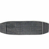 Neiman Marcus Men's Black Gray Stripe Pleated Cummerbund