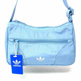Adidas Nylon Blue Rectangle Logo Shoulder Bag