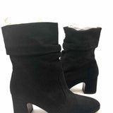 CHIE MIHARA Women's Black Size 39/8.5 Block Heel Suede Dots Bootie