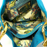 Anteprima-nueve The Original Bucket Bag Nylon Teal Shoulder Bag