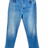 Mother The Tripper Ankle Women's Blue Size 32 High Rise Jeans