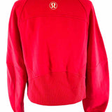 Lululemon Lunar New Year Scuba Women's Red Size XS/s Crew Logo Sweatshirt