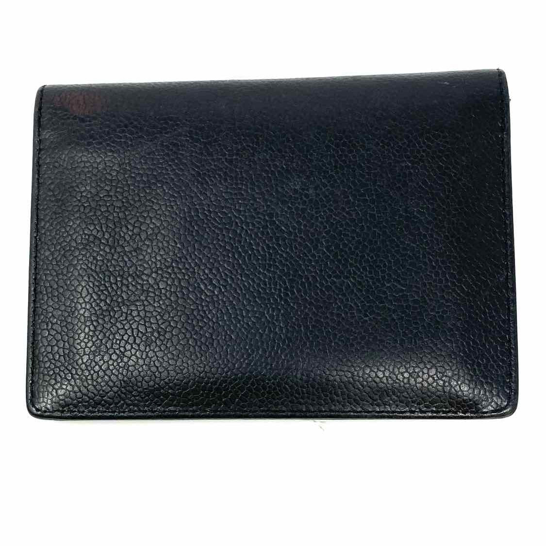 Chanel 1997/99 Black Envelope CC Caviar Leather Wallet