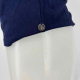 SCOTCH&SODA Women's Navy Size XS Cowl Neck Sleeveless