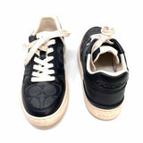 Coach Clip Court Low Top Women's Charcoal Size 6.5 Signature Sneakers