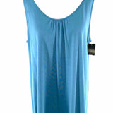 Eileen Fisher Women's Blue Size PL Ruched Sleeveless