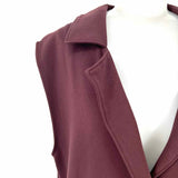 Free People Women's Brown Size M Collared Vest