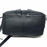 VINCE CAMUTO Group Mika Black Top Handle Pebbled Leather Satchel