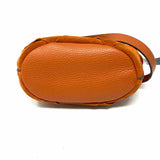Treasure&Bond Rust Bucket Woven Suede Crossbody