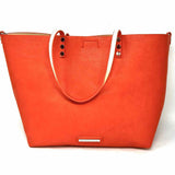 BCBGeneration Orange vegan leather Tote