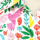 Boden Women's Multi-Color Size 6 Button Down Tropical Dress