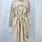Madewell Women's Beige Size S Belted Denim Shirt Dress