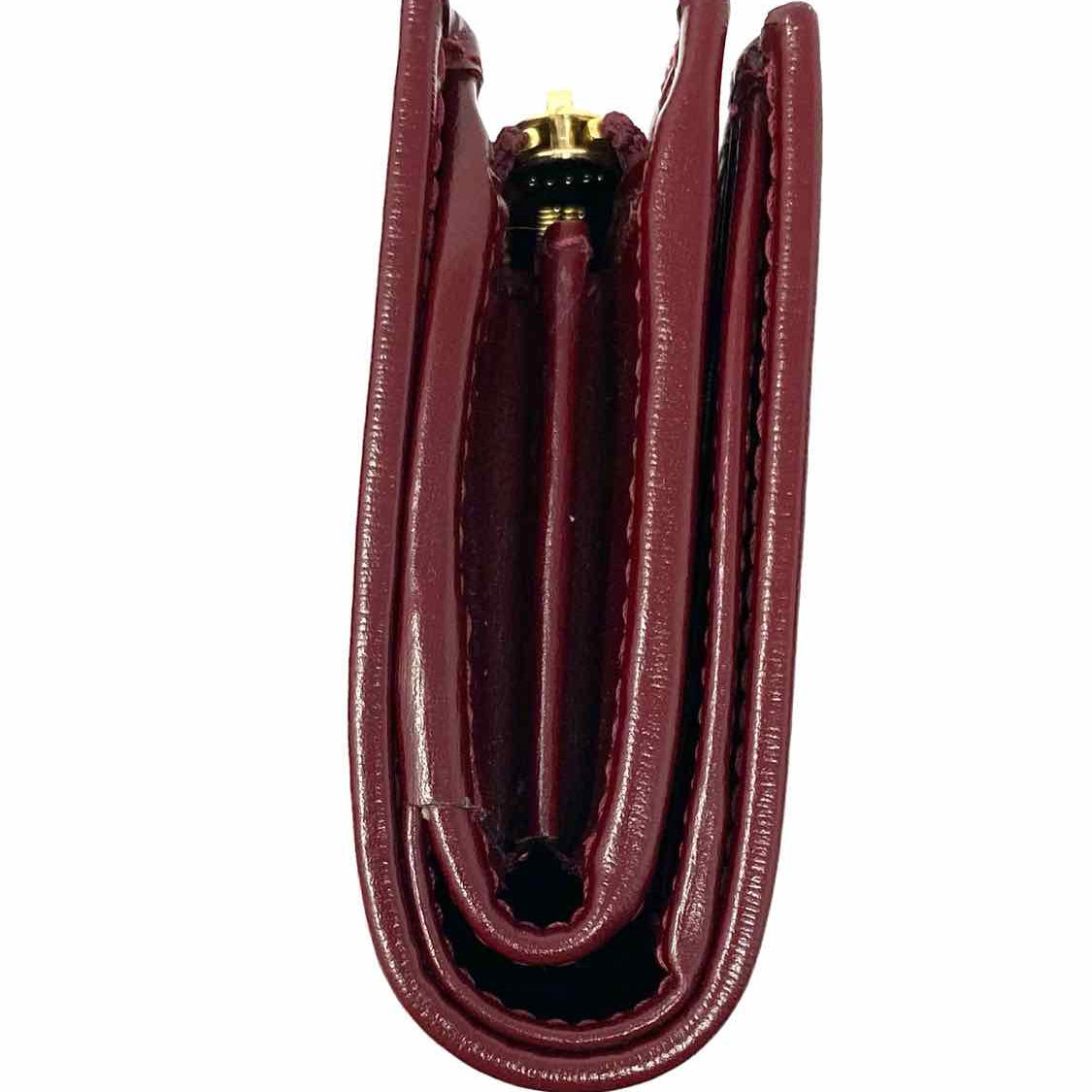 Gucci Shadow Print Coated Canvas Burgundy Bi-Fold GG Wallet
