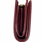 Gucci Shadow Print Coated Canvas Burgundy Bi-Fold GG Wallet