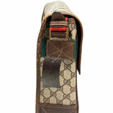 Gucci Coated Canvas Gray GG SUPREME Messenger Bag