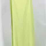 Eileen Fisher Women's Lime Green Size 3X Sleeveless Organic Linen Maxi Dress