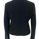 Theory Women's Black Size 2 Boucle Cotton Blend Jacket