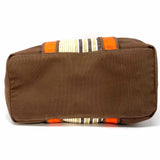Tommy Hilfiger Canvas Brown Stripe Tote