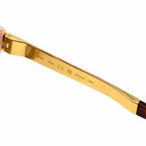 LOUIS VUITTON 2023 Petite Soupcon Brown Gold Tone Oversized Monogram Sunglasses