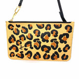 LOUIS VUITTON Wild at Heart Brown Black Leopard Empreinte Leather Clutch