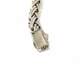 JOHN HARDY 925 Sterling Silver Chain 7.5" Braded Bracelet