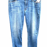 Mother Women's Blue Size 26/2 Crop Skinny Jeans