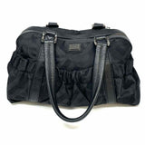 Burberry Nylon Black Boston Check Satchel
