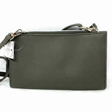 Nicole by N. Miller Gray Zip Wallet vegan leather Crossbody
