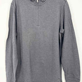 RODD&GUNN Men's Gray Size M 1/4 Zip Elbow Patch Overshirt