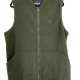 Barbour Men's Green Size XL Fleece Zip Vest