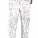 alo Women's White Size S Mid Rise Snake Leggings