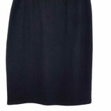 ST.JOHN Women's Black Size 12 mini Santana Knit Skirt