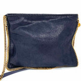 STELLA McCARTNEY Falabella Navy Rose Chain vegan leather Made in Italy Crossbody