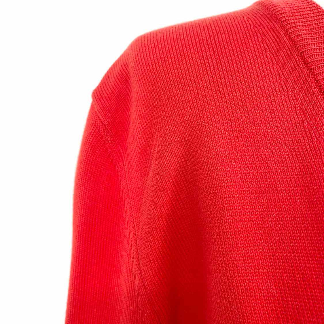 MAISON MARGIELA Women's Red Sweater V-neck Size 38/2 Dress