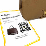 LOUIS VUITTON 2015 Galet Volta Top Handle Beige Made in France Satchel