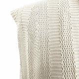 Lafayette 148 Women's Beige Size L Sleeveless Knit Open Front Cardigan