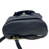 Anne Klein Satin Black Drawstring Mini BackPack