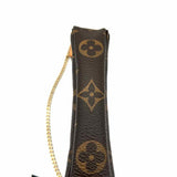 LOUIS VUITTON 2016 Mini Pochette Accessoires Coated Canvas Brown Monogram Clutch