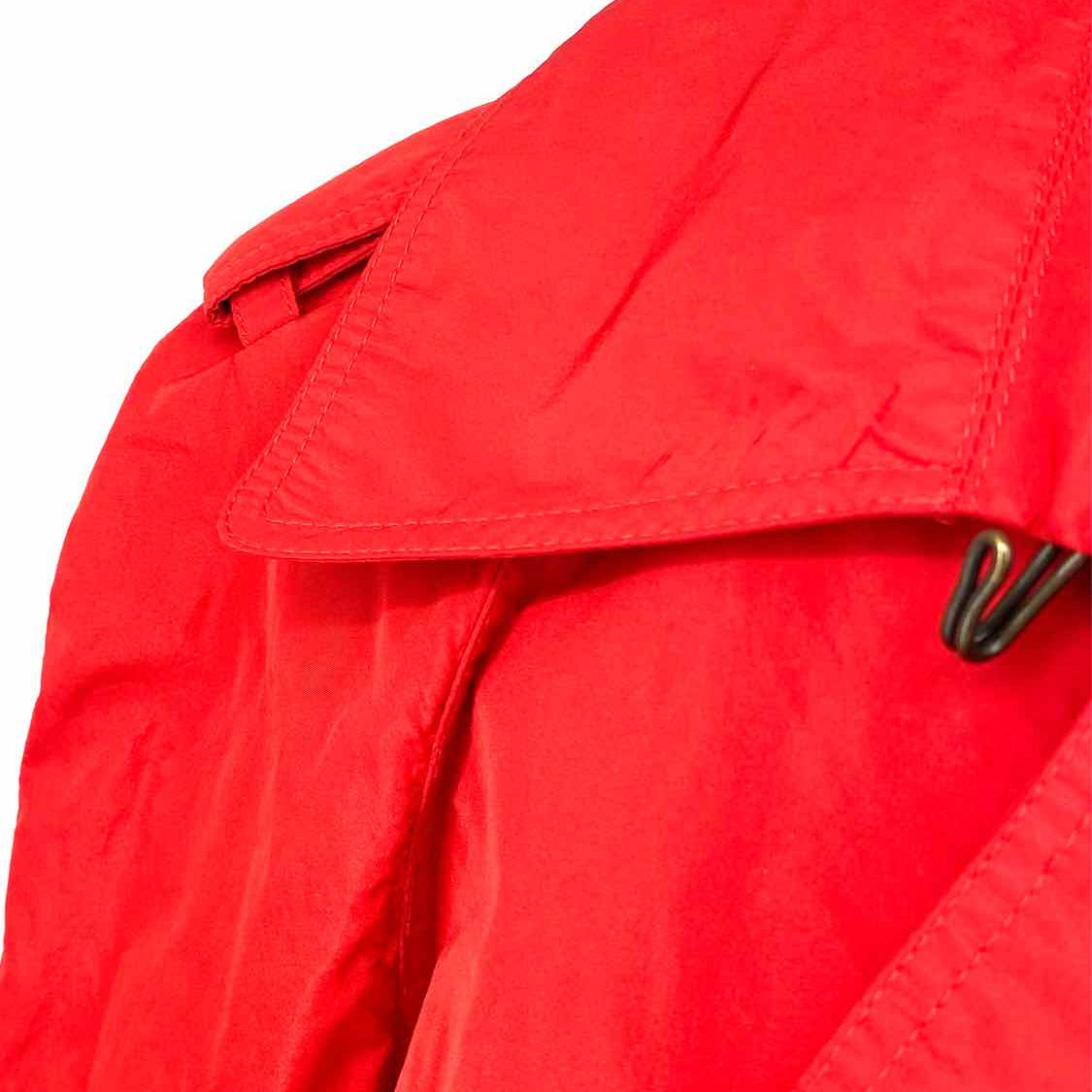 LANVIN Women's Red Size S Trench Rain Jacket