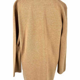 J Crew Women's Beige Size S Blazer Cotton Blend Knit Cardigan
