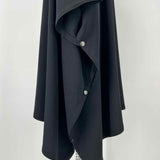 Lauren Ralph Lauren Women's Black Size One Size Hooded Cape