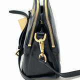 Michael Kors Black Camera Bag Crinkle Leather Crossbody