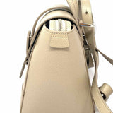 Senreve Mini Maestra Taupe Convertible Pebbled Leather Crossbody